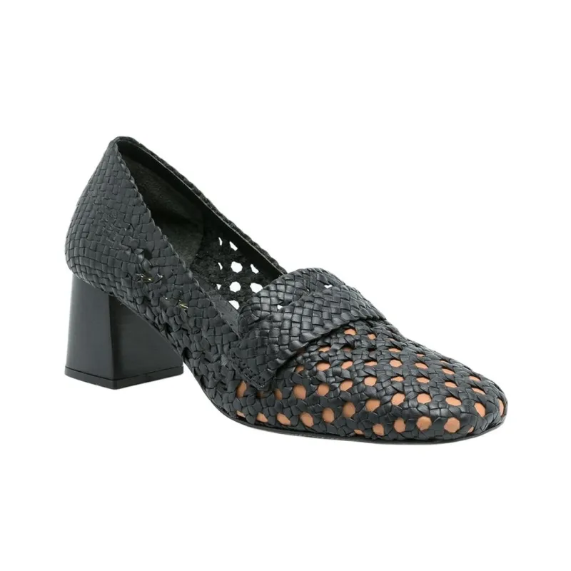 Sarah Chofakian Scarpin Normandie Chunky Heel High Heels Women's Black-2