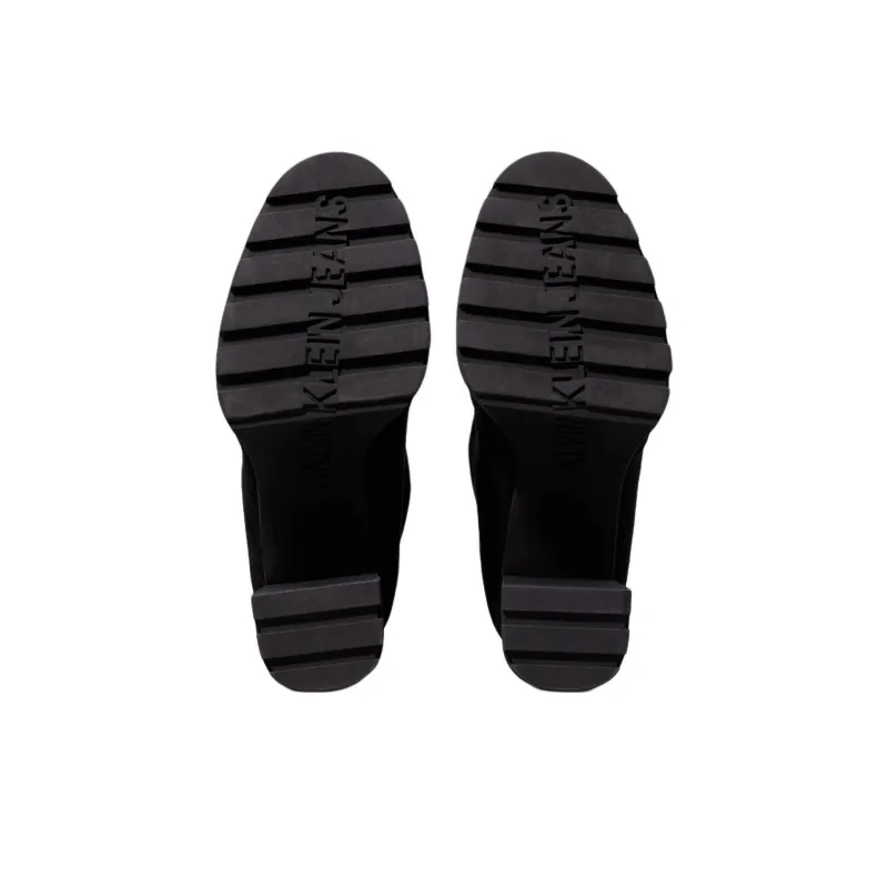 CKJ CALVIN KLEIN JEANS Ankle Boots 9cm Women's Black-5