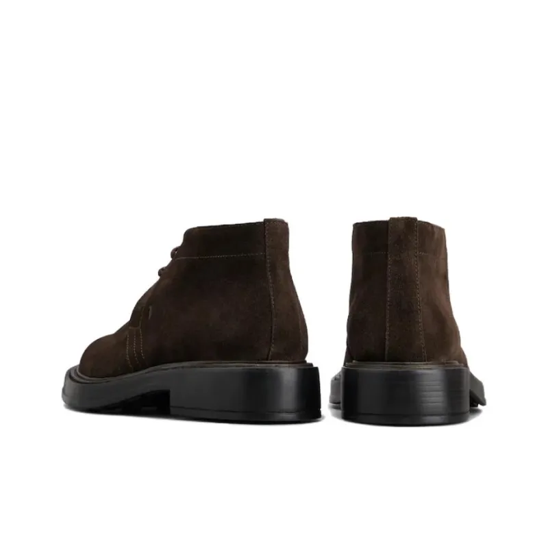 TOD'S Desert Round Toe Lace Up Boots-2