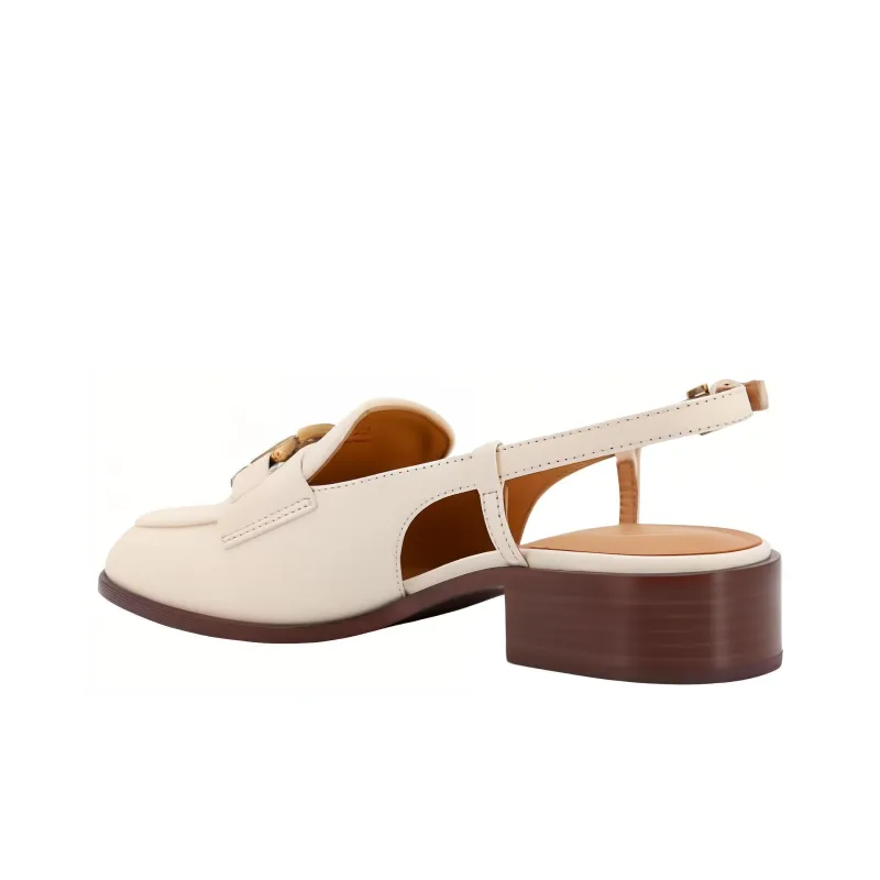 TOD'S Almond Toe Slingback Loafers Women's-3
