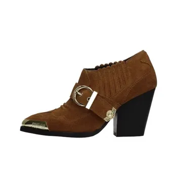VERSACE JEANS Ankle Boots 8.5cm Women's Brown