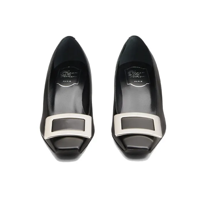Roger Vivier Belle Vivier Buckle Square Toe Pumps-3