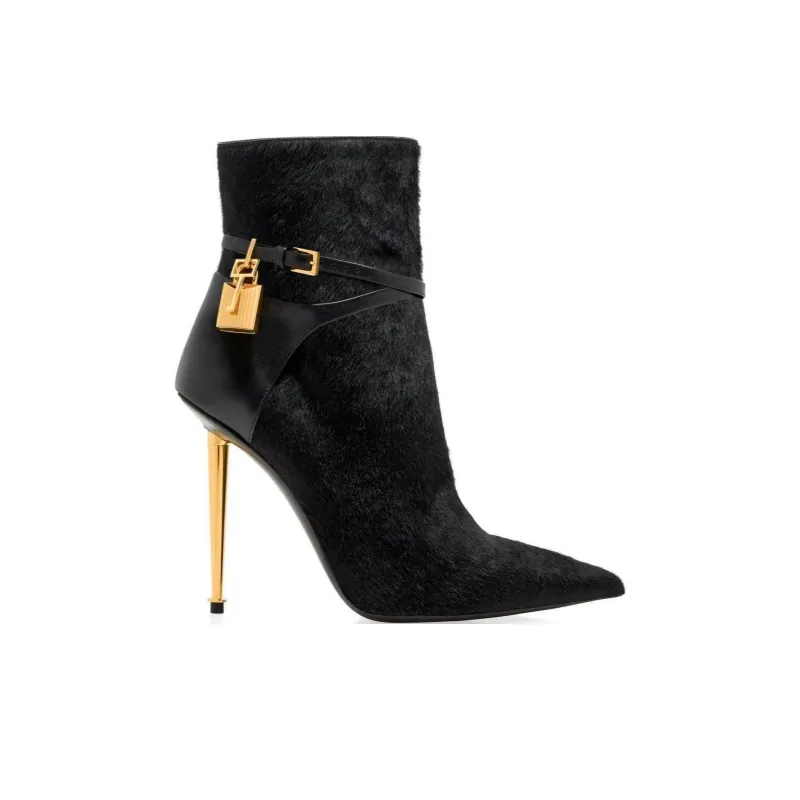 TOM FORD Ankle Boots 10.5cm Women's Black-1