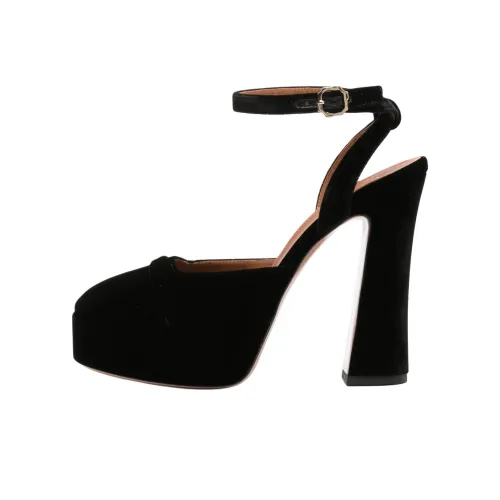 Malone Souliers Mora Spool Heel High Heels 12.5cm Women's Black