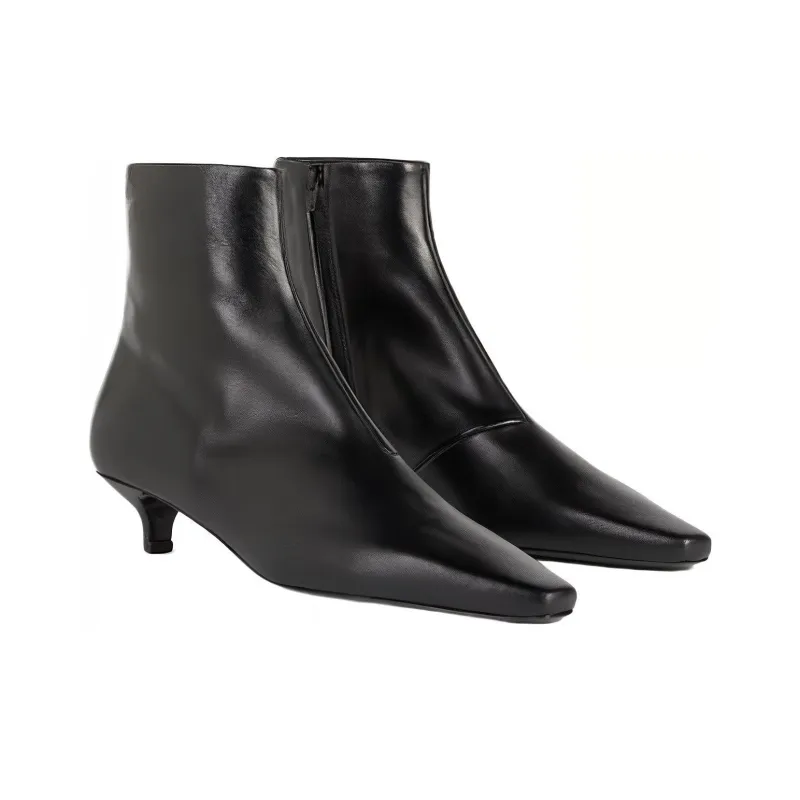 TOTEME The Slim Pointed-Toe Ankle Boots Women's-2