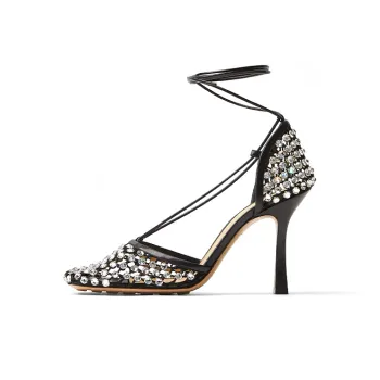 Bottega Veneta Stretch High Heels Women's Black