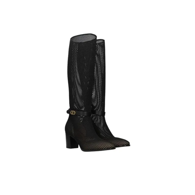 DIOR Empreinte Knee-high Boots Women's Black-2