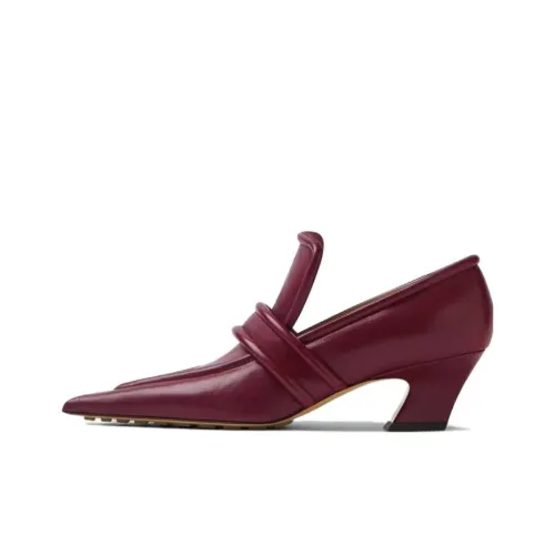 Bottega Veneta Spada Cone Heel High Heels 4.5cm Women's Jam Color
