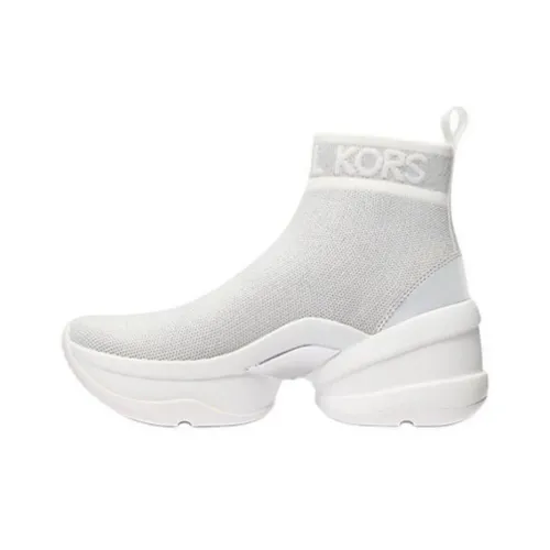 MICHAEL KORS Olympia Ankle Boots Women's White