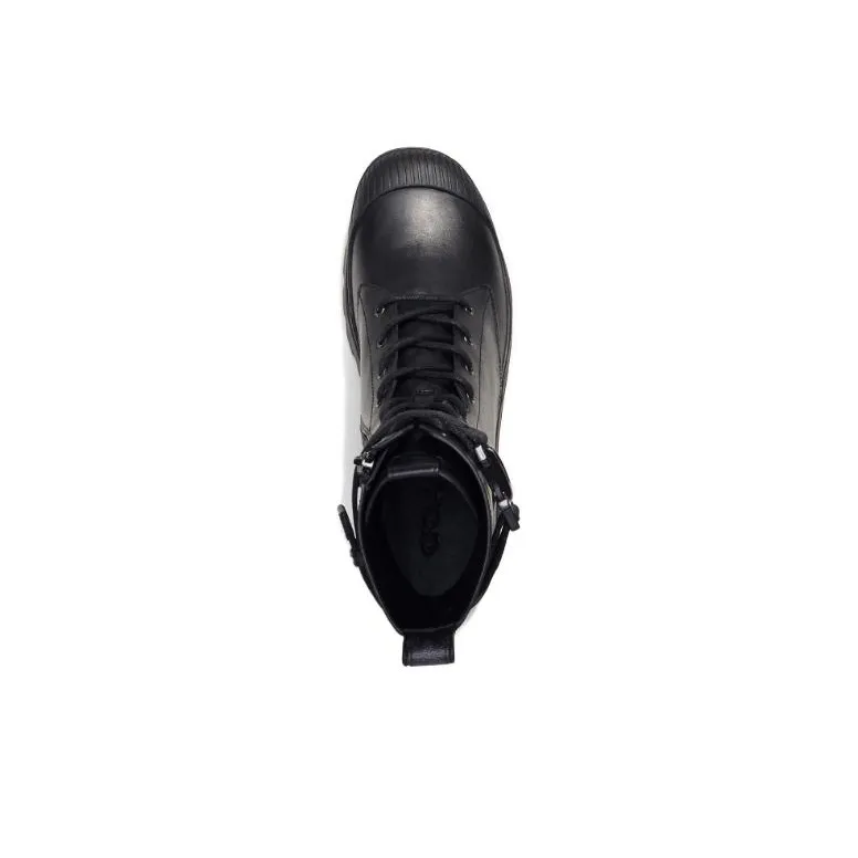 COACH Logo-plaque Leather Ankle Boots-3
