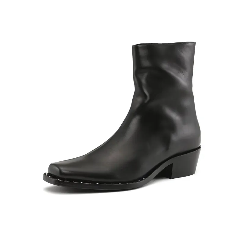 REYREY Ankle Boots Men Black-0