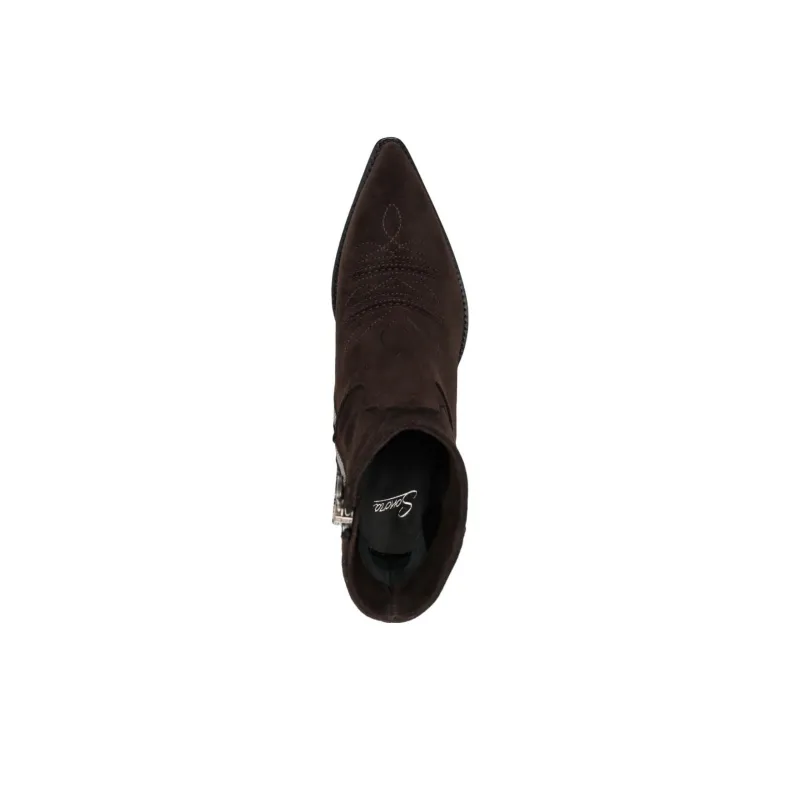 SONORA BOOTS Hidalgo 85mm Leather Ankle Boots Women's-4
