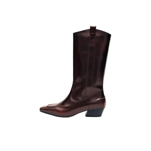 ALOHAS Chase Knee-Gorgeous boots Carol 4.5cm Women's Burgundy
