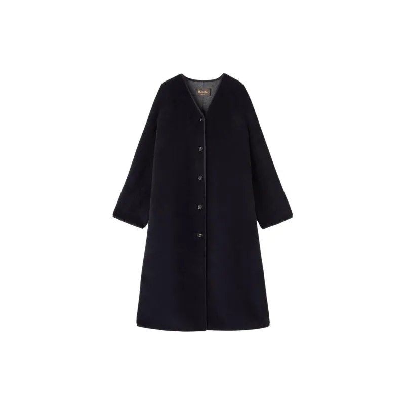 Loro Piana Asymmetric collar Coat-1