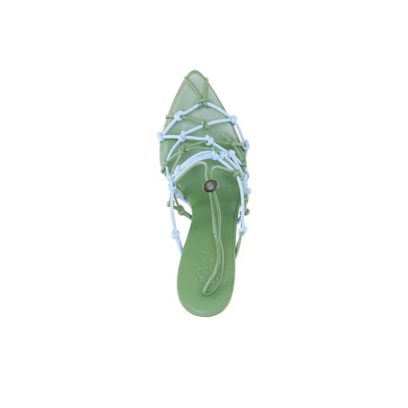 GIABORGHINI Pointed Strappy 100mm Pumps-4