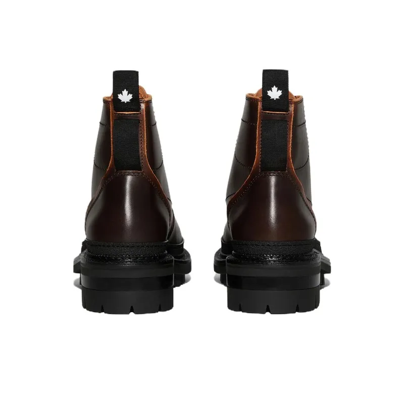 DSQUARED 2 Short Martin Boot Men's Brown-4