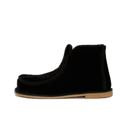 JW Anderson Ankle boots PVC Men's Black