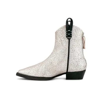 FREE PEOPLE Ankle Boots 4cm Women's White