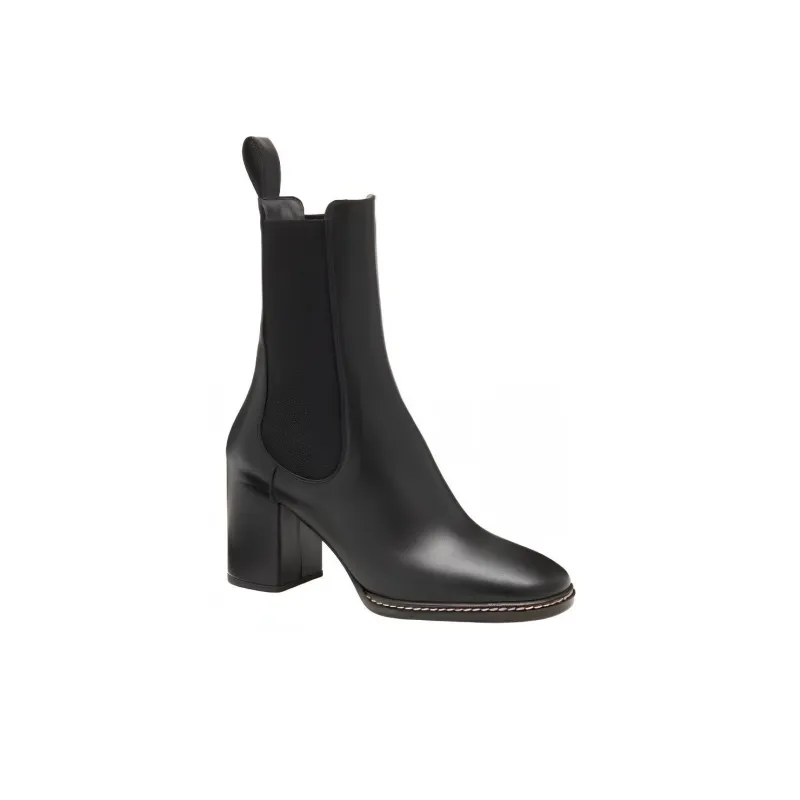 Ulla Johnson Short Chelsea Boots 7cm Women's Black-2