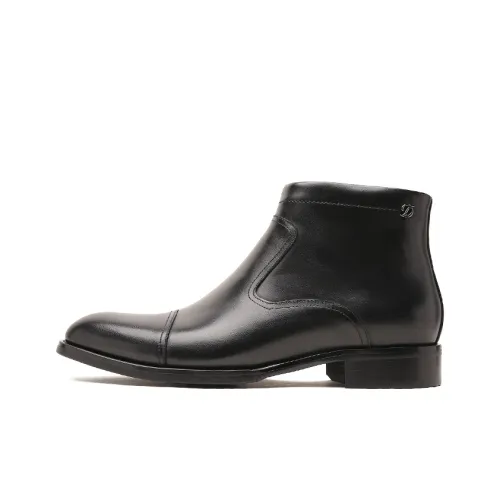 S. T.DUPONT Ankle Boots Men's Black