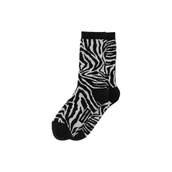 SAINT LAURENT FW22 Mid-Calf Socks Unisex Black White