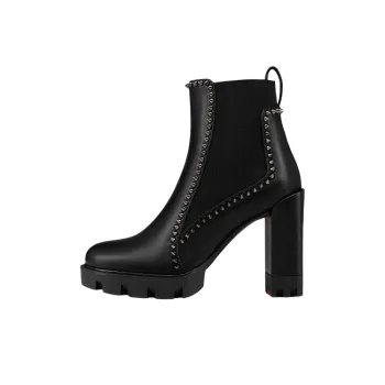 Christian Louboutin 105mm Studded Leather Ankle Boots