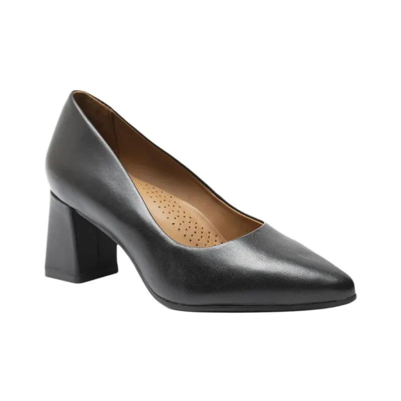 Sarah Chofakian Scarpin Francesca Block Heel High Heels 5cm Women's Black-2