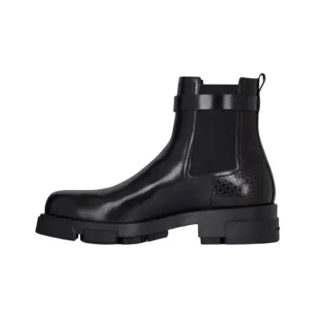 GIVENCHY Terra Short Chelsea Boots Men's Black