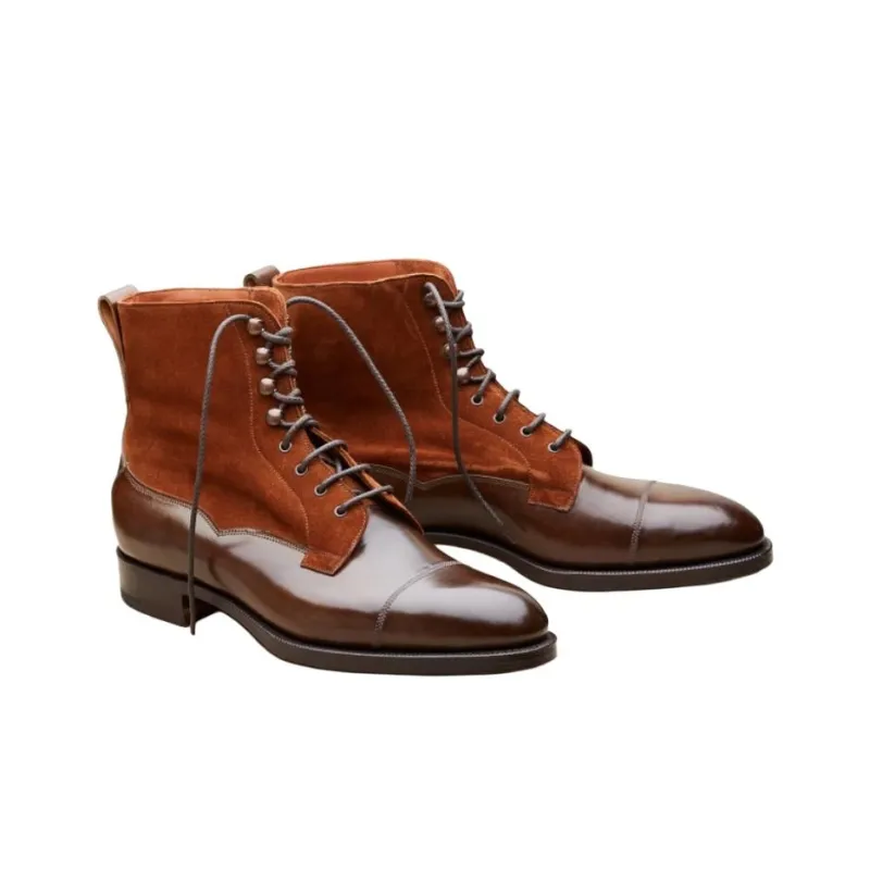 Edward Green Galway Ankle Boots Men's Brown-3