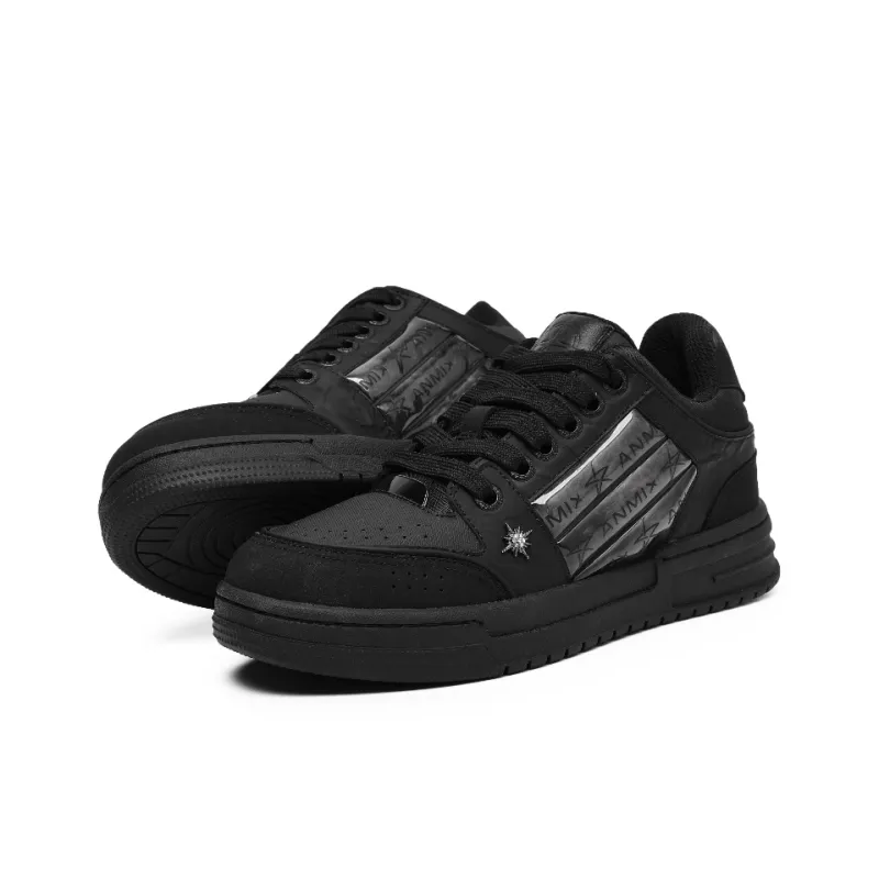 H2 Low Top Skateboard Shoes Unisex Black-5