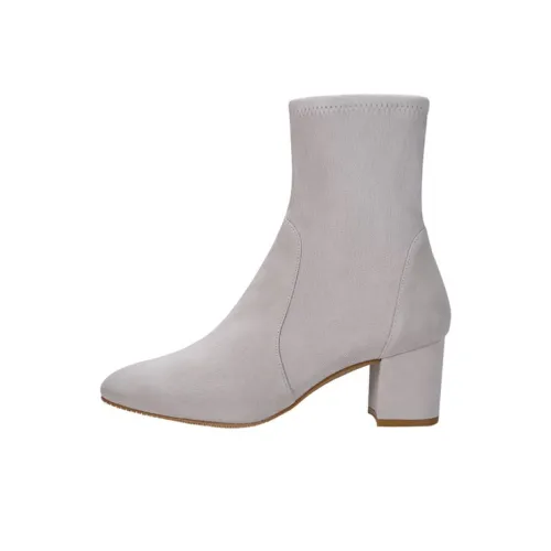 Stuart Weitzman/SW Ankle Boots 8cm Women's Light Gray