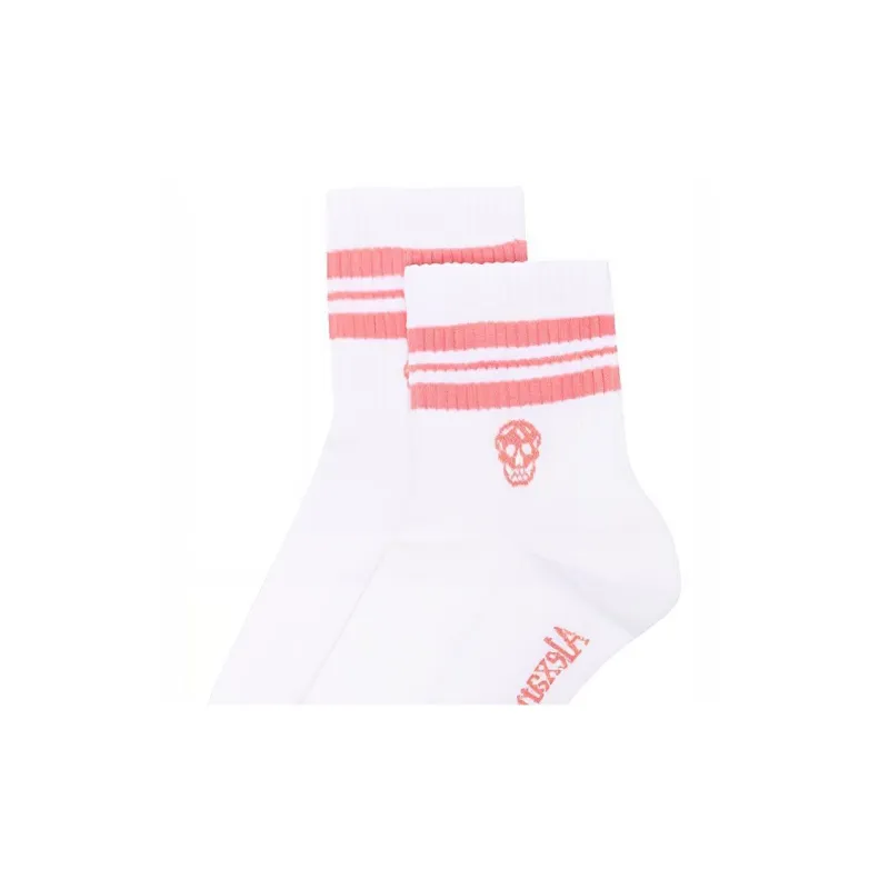 Alexander McQueen Skull Stripe Ankle Socks-3