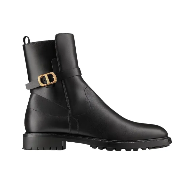 DIOR Empreinte Ankle Boots Women's Black-1