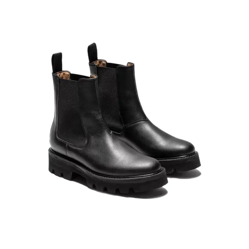 GRENSON Milly Crew Chelsea Boots 3cm Women's Black-2
