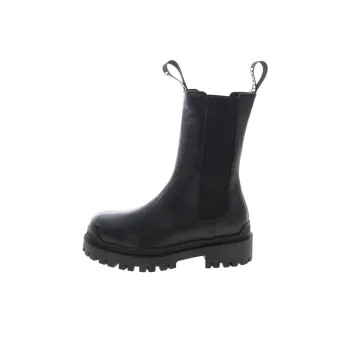 KARL LAGERFELD / Karl Lagerfeld Jeans Chunky Leather Logo Chelsea Boots Women's