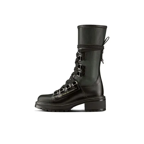 DIOR D Fight Ankle Boots Women's Black