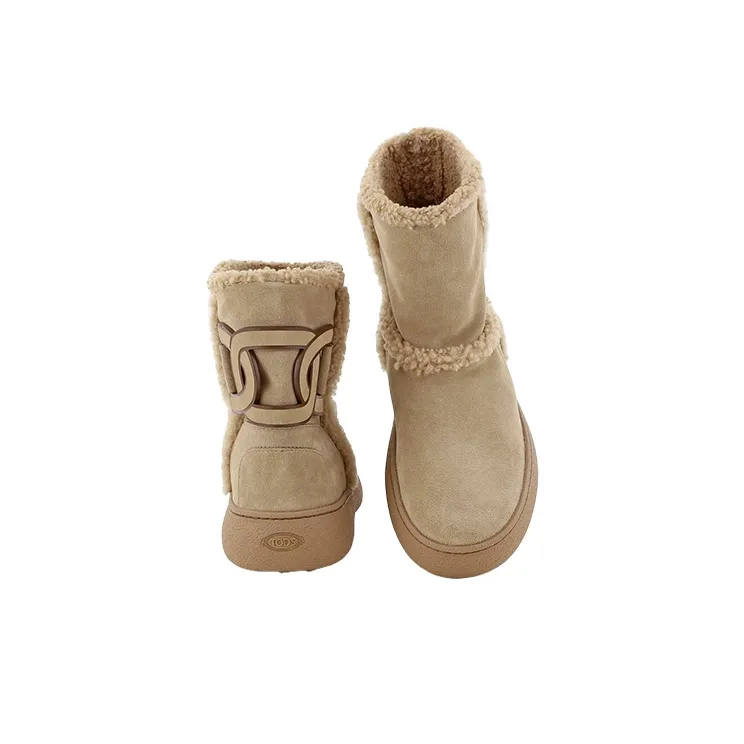 TOD'S Kate Logo Patch Ankle Boots Women's-2