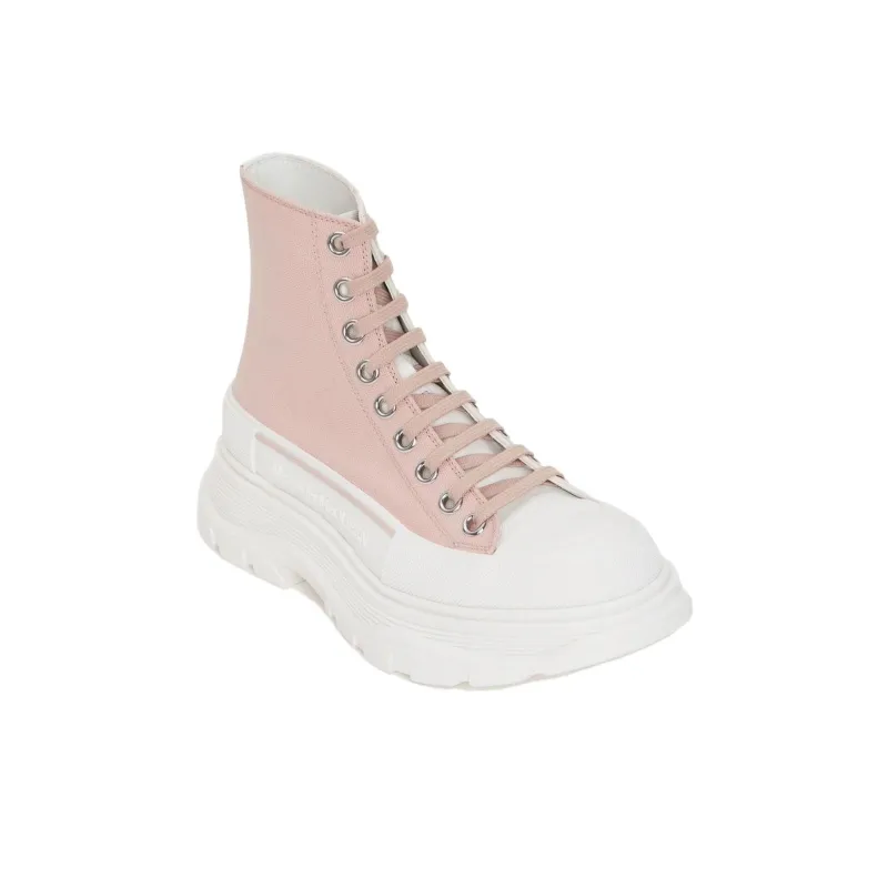 Alexander McQueen Tread Slick Lace Up High Top Sneakers Women's-2