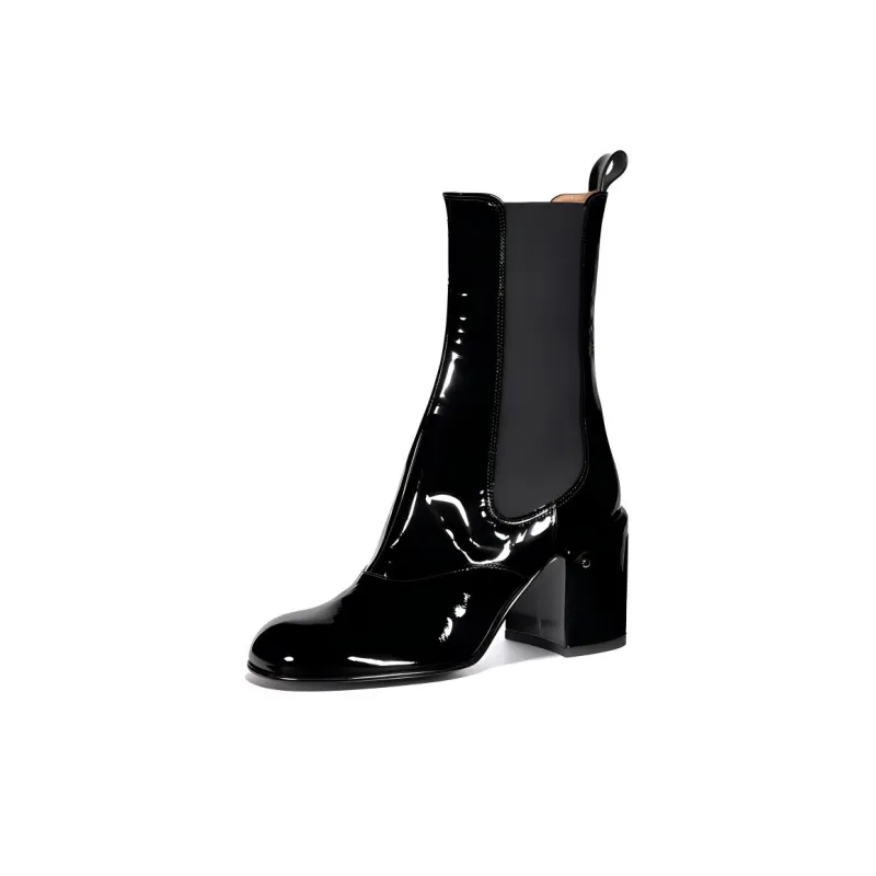 Laurence Dacade Short Chelsea Boots 8cm Women's Black-2