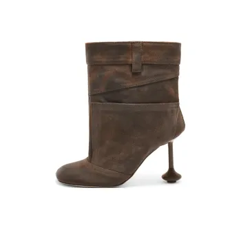 LOEWE Toy Ankle Boots 9cm Women's Taupe