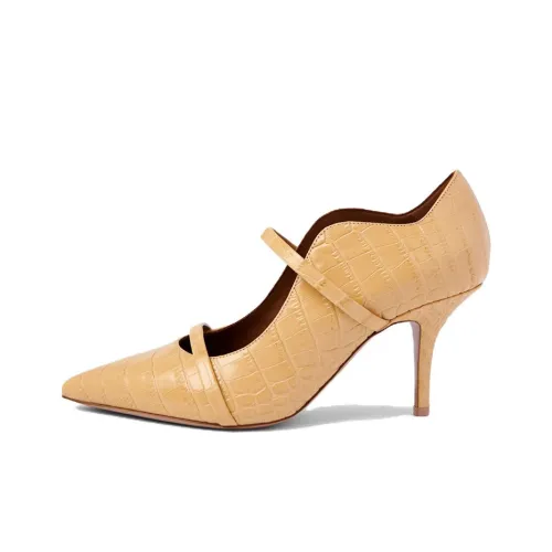 Malone Souliers Slim Heel High Heels 7cm Women's Beige