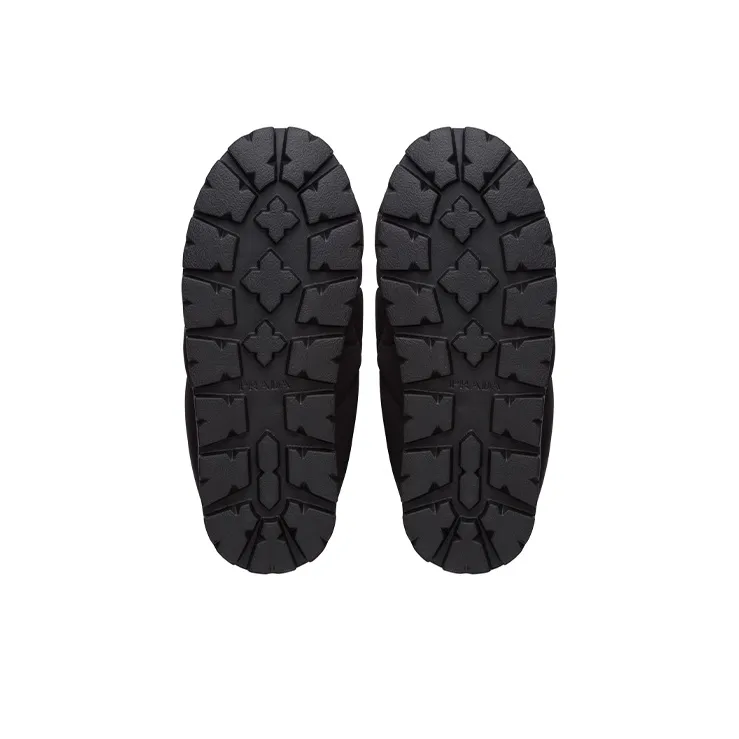 PRADA Quilted Booties Black Nylon-4