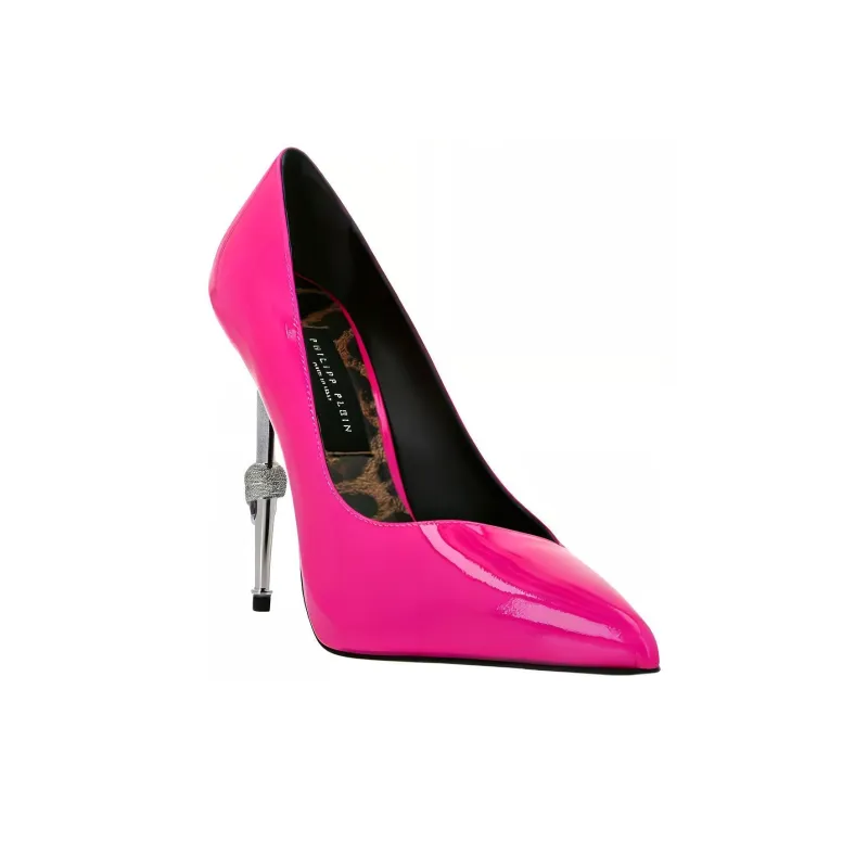 PHILIPP PLEIN Decollete 120mm Patent Pumps-2
