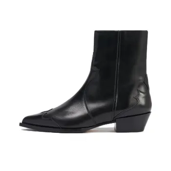 Aeyde Alby 30mm Pointed-toe Leather Boots