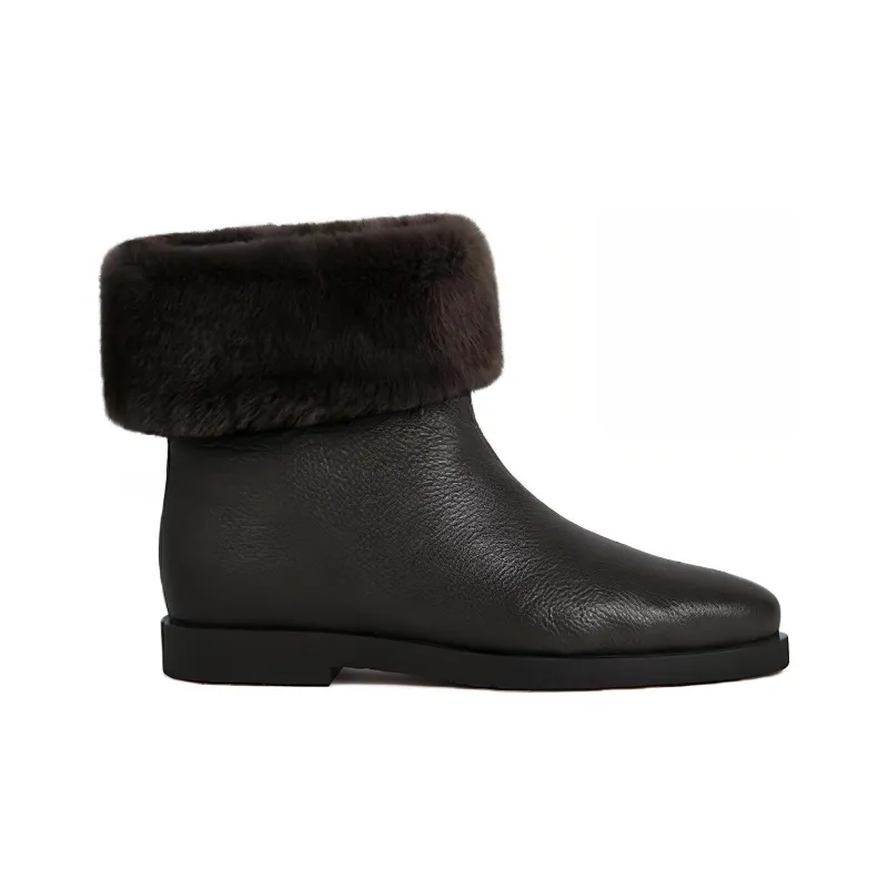 TOTEME Leather Ankle Boots Women's-1