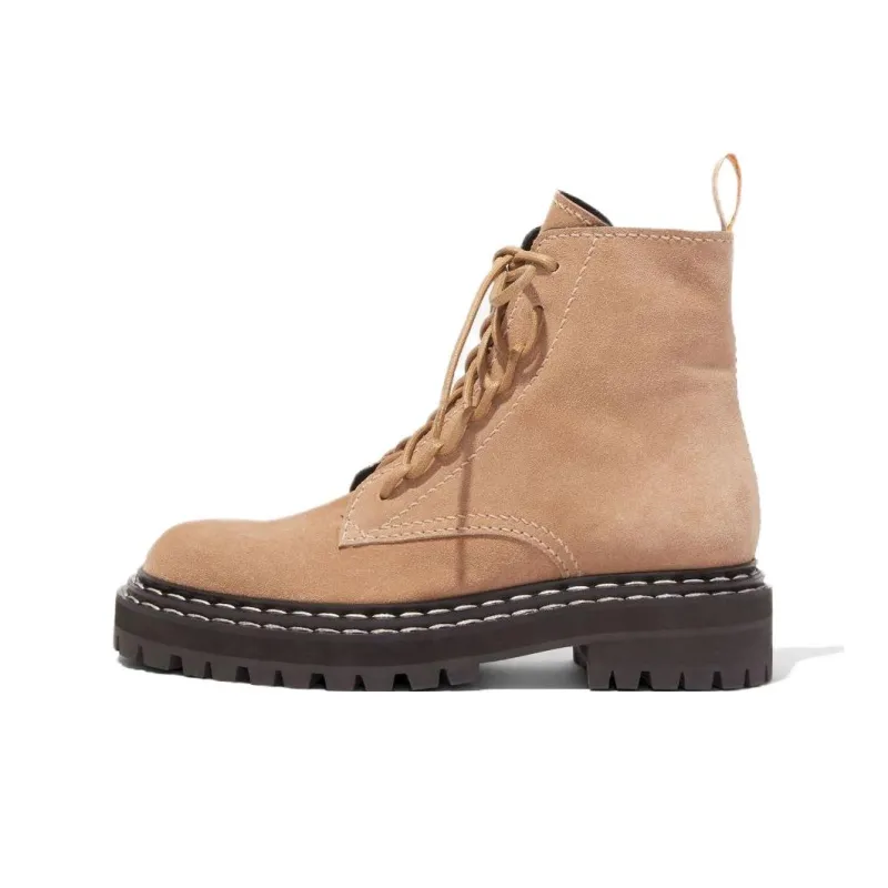 PROENZA SCHOULER Suede Lace-up Boots-0