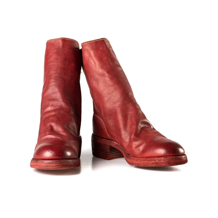 GUIDI 788Z Ankle Boots Women's Bordeaux Red-3