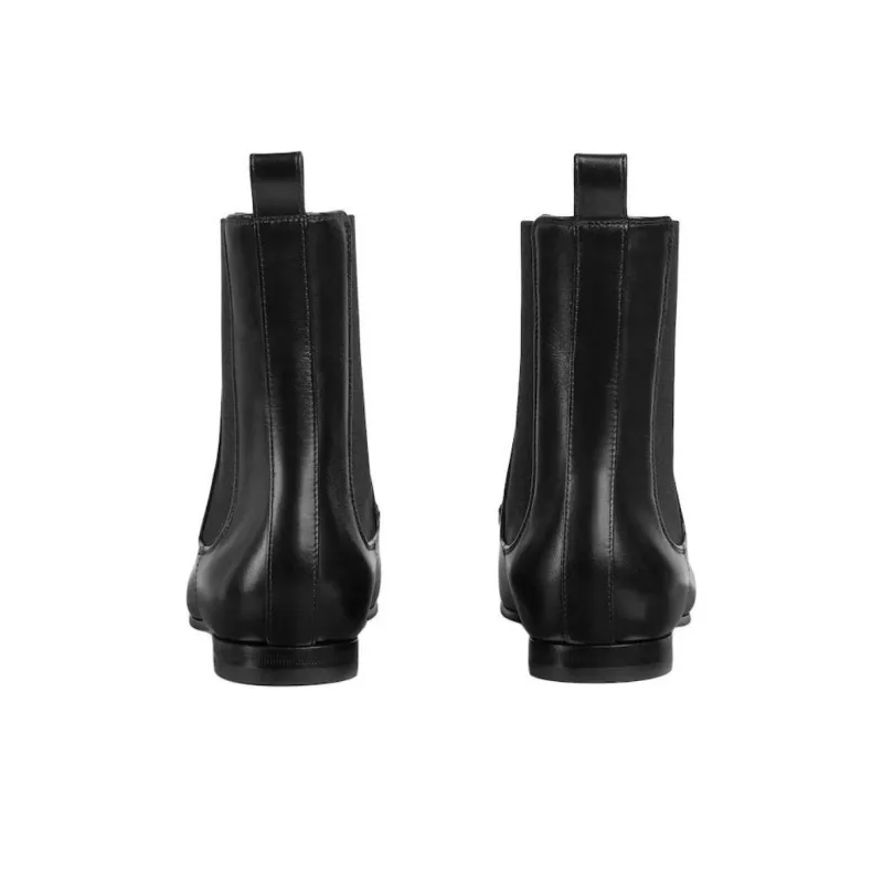 GUCCI Jordaan Short Chelsea Boots Women's Black-5