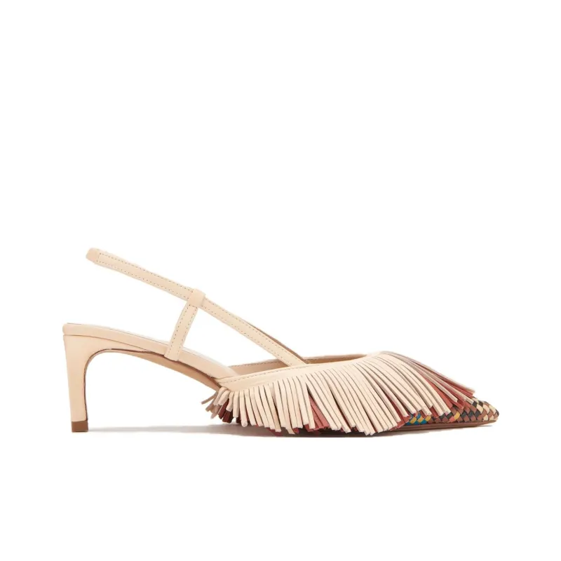 Ulla Johnson Slim Heel High Heels 5cm Women's Beige-1