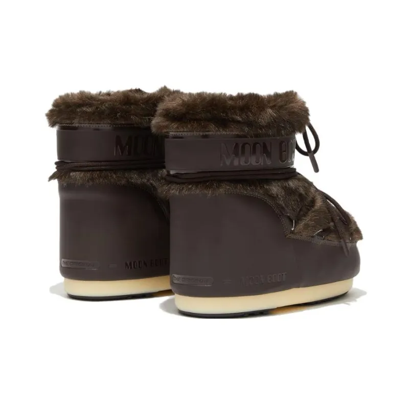 Moon Boot Icon Low Faux-Fur Lace-Up Boots-2